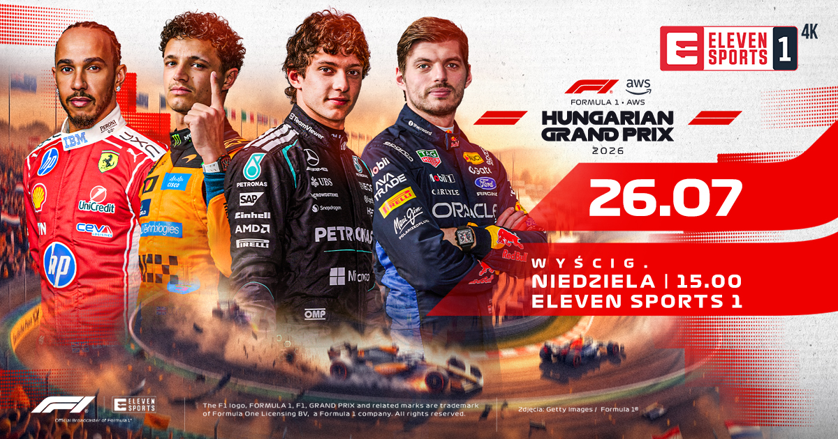 FORMULA 1® GRAND PRIX Węgier 2026